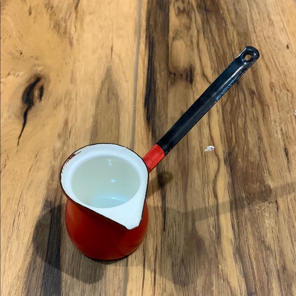Vintage Other - Vintage enamelware ladle showing some wear from Yugoslavia